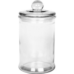 Βάζο αποθήκευσης γυάλινο Φ10Χ17,5 εκ. 690 ml