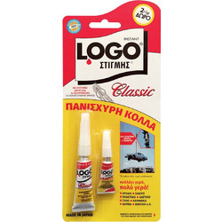 LOGO κόλλα classic 2gr + δώρο LOGO κόλλα micro 1gr