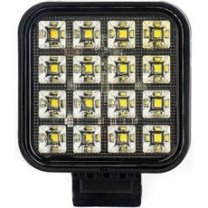 LED Προβολέας Αυτοκινήτου 27W 12-30V 16LED Με Βάση Στήριξης W16729-8-1