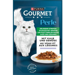 Purina Gourmet Perle with Beef & Vegetables in Gravy 85gr