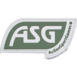 ASG PVC patch, velcro, Green