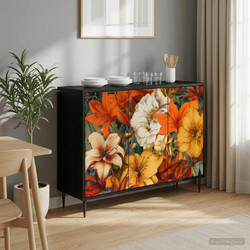 vidaXL Πλαϊνό γραφείο GENNEP Μαύρη Δρυς 102x33x76cm 1 τεμ