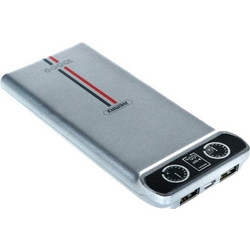 Remax RPP-18 Power Bank 10000mAh με 2 Θύρες USB-A Grey