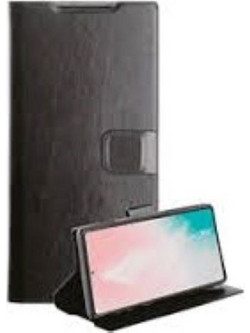Vivanco Δερμάτινη θήκη PU για iPhone Xs Max σε Μαύρο Μαύρο Flip Wallet Δερματίνη