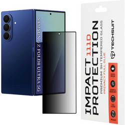 Techsuit - 111D Privacy Full Glue - Samsung Galaxy Z Fold8 Ultra - Black