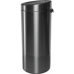 Brabantia Κάδος Απορριμμάτων Μεταλλικός Μαύρος 30lt 11 54 62