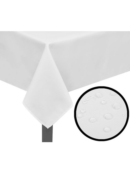 Τραπεζομάντηλα 5 τεμ. Λευκά Λευκό - 130 x 130 cm