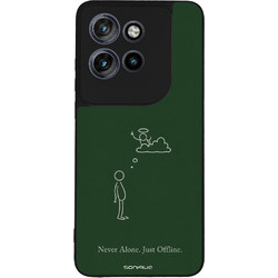 Sonique Men's Edition Θήκη με Σχέδιο «Never Alone» (Motorola Edge 50 Neo 5G / Edge 60 Neo 5G)