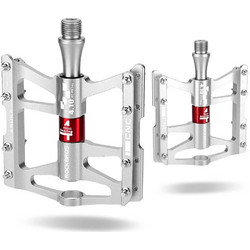 Rockbros JT410 4.10 4 Bearing Bicycle Pedals - Silver - (JT410S)