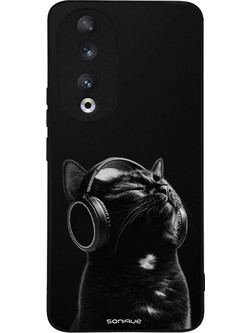 Sonique Men's Edition Θήκη (Honor 90 5G) Audio Kitten - Black