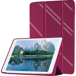 Huawei T10/T10s Flip Cover Κόκκινο-Χρυσό