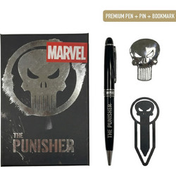 Cerda Stationery: the Punisher - set With Premium Pen, pin & Bookmark (2700002588)