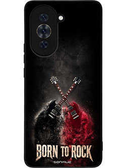 Sonique Men's Edition Back Cover με Σχέδιο «Born to Rock» (Huawei Nova 10 Pro)