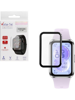 Volte-Tel Plexi Tempered Glass Huawei Band 11 3D Edge 1.62in 0.30mm Full Glue Full Cover BLACK