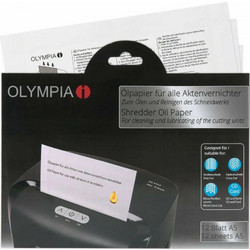 Olympia Λάδι Καταστροφέα Χαρτί με Λάδι για Καταστροφείς Εγγράφων Α5 12τμχ 9130