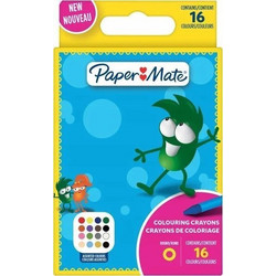 Paper Mate Σετ Κηρομπογιές με 16 Χρώματα