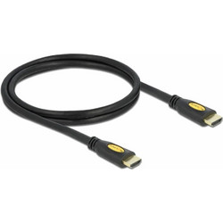 DeLOCK Καλώδιο HDMI 1.4 HDMI Male to HDMI Male 1m Black 82584