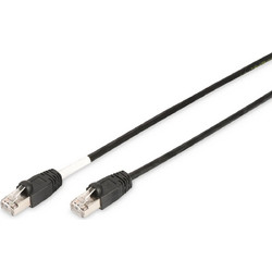 Digitus S/FTP Cat.6 Καλώδιο Δικτύου Ethernet 5m Black DK-1644-050/BL-OD