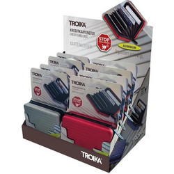 Troika Thekendisplay 8x Kartenkoffer Kartenetui Cd129