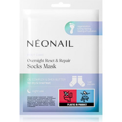 Neonail Foot Care Overnight Reset & Repair Socks Μάσκα 1τμχ