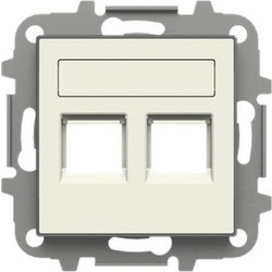 SKY 8518.2 BL μετώπη τηλεφώνου 2 γραμμών RJ12 λευκή soft touch