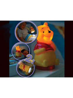 Winnie Pooh κομοδίνου και φακός LED (65102)