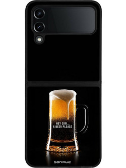 Sonique Men's Edition Θήκη με Σχέδιο «One Beer, Please» (Samsung Galaxy Z Flip 4)