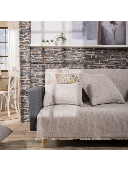 Ριχτάρι Lecce 04 - Teoran Τετραθέσιο 180x350cm Μπεζ