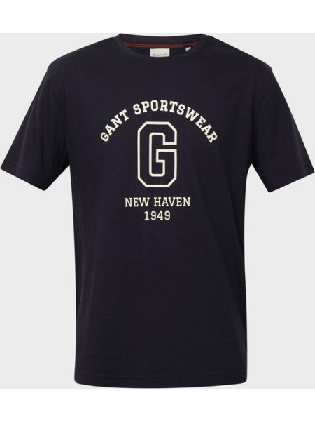 T-shirt Gant 3G2003310-433 Σκούρο Μπλε
