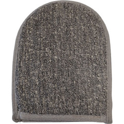 Bamboo & Linen Bath Mitt - Charcoal