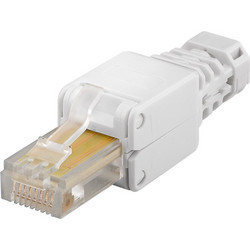 GOOBAY βύσμα RJ45 CAT 5e UTP 68859, tool-free, λευκό 68859