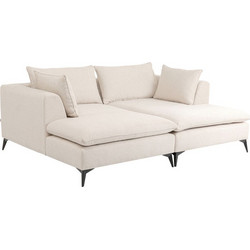Kare Design Jimmy Διθέσιος Καναπές Υφασμάτινος Μπεζ 260x170x70cm