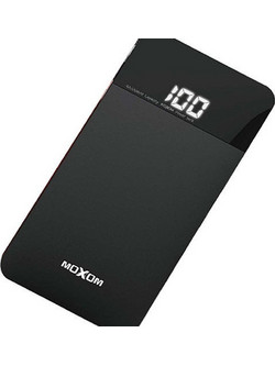 Moxom MI-9 Power Bank 10000mAh με 2 Θύρες USB-A Black