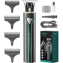 Vgr V-009 Επαναφορτιζόμενo Σετ Κουρευτικής Μηχανής Silver