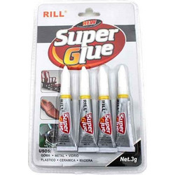 Κόλλα Στιγμής Gel Super Glue 3gr Σετ 4 Τεμάχια 0187010