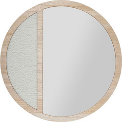 Ostaria Καθρέφτης mdf Sherpa 'Otawa' Φυσικός με Κράφτ Κουτί -36804