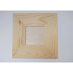 ΞΥΛΙΝΗ ΚΟΡΝΙΖΑ ΤΕΤΡΑΓΩΝΗ ΕΥΡΥ ΠΛΑΙΣΙΟ 230X230X10