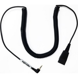 SUPERVOICE SVC-QDJ25A HEADSET QD TO SINGLE 2.5MM JACK CONNECTING BOTTOM CABLE