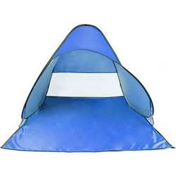 LUX UV POP UP TENT SINGLE DOOR 2-3 PEOPLE ΜΠΛΕ