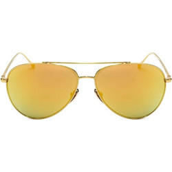 Isabel Marant IM 0011/S 40G Γυναικεία Γυαλιά Ηλίου Aviator Μεταλλικά Χρυσά με Κίτρινο Καθρέπτη Φακό