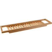 Ράφι Εxcellent Houseware για τη μπανιέρα, με διαστάσεις 15x64x4cm - Ξύλο Μπαμπού - Απόχρωση Ξύλου - EH EXCELLENT HOUSEWARE
