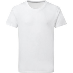 Ανδρικό T-Shirt Signature Tagless Tee SGTee SG Signature White