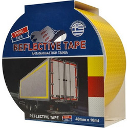 PRIMO TAPE PRIMO TAPE αντανακλαστική ταινία SEL-024, 48mm x 10m, κίτρινη