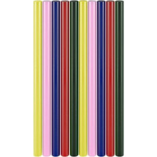GOOBAY GOOBAY ράβδοι σιλικόνης 77856, Φ11mm x 200mm, διάφορα χρώματα, 10τμχ