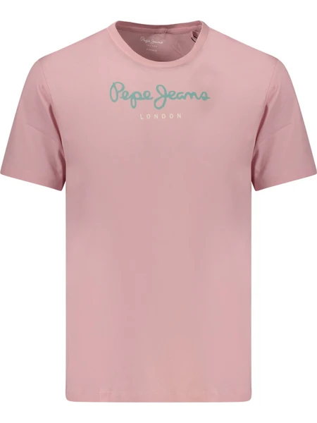 PEPE JEANS Jacko T-Shirt Homme En Coton Délavé - Logo Imprimé Poitrine - Confort Et Style Décontracté