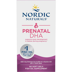 Nordic Naturals Prenatal DHA Ιχθυέλαιο 830mg 90 Μαλακές Κάψουλες