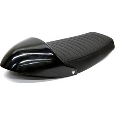 C-Racer Σέλα και κάλυμμα θέσης συνεπιβάτη για μοτοσυκλέτα Yamaha SR400/500 pre FI μοντέλα σε μαύρο χρώμα | C-Racer SR400/500 Flat & Cowl seat black