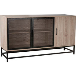 PLEGMA ΜΠΟΥΦΕΣ SONOMA ΜΑΥΡΟ 150x40x82cm LIBERTA 05-0506