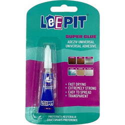 Κόλλα Στιγμής Διάφανη Leepit Super Glue Clear Gel 2gr Tube
