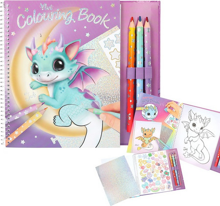 Ylvi - Lucky Dragon Colouring Book (0413797)